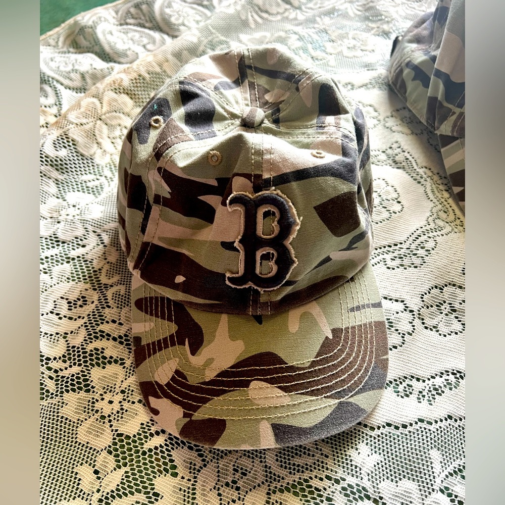 MLB Boston Red Sox '47 Camo Tarpoon Clean Up Adjustable Hat